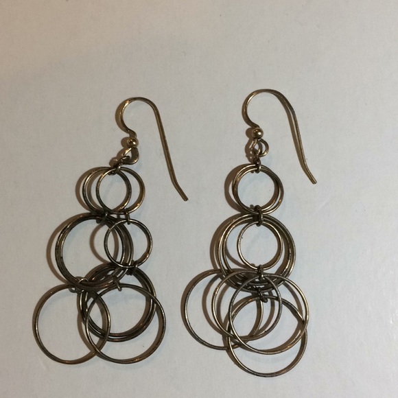 Vintage Pair of Pierced Dangling Earrings - Picture 1 of 2
